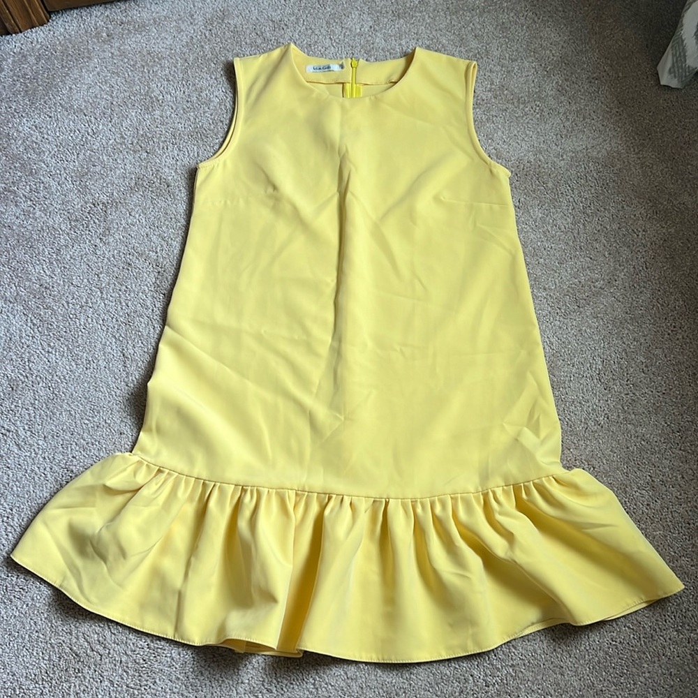 Van Gils  Lemon Yellow Retro Babydoll Dress   Size Medium